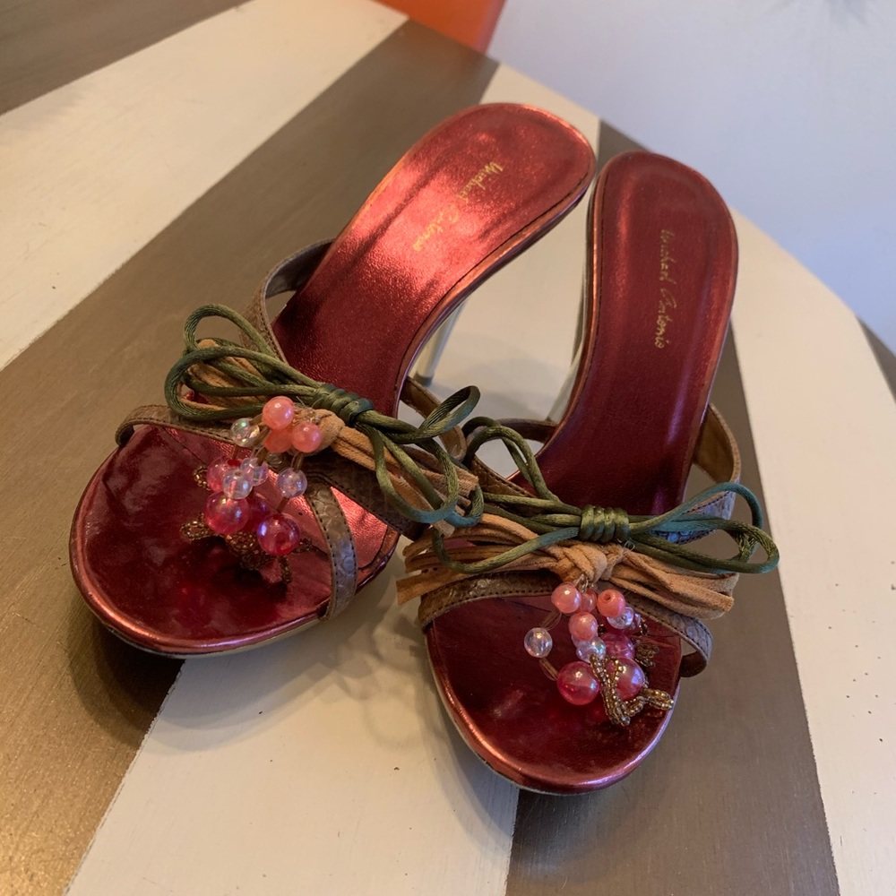 red Michael Antonio heels